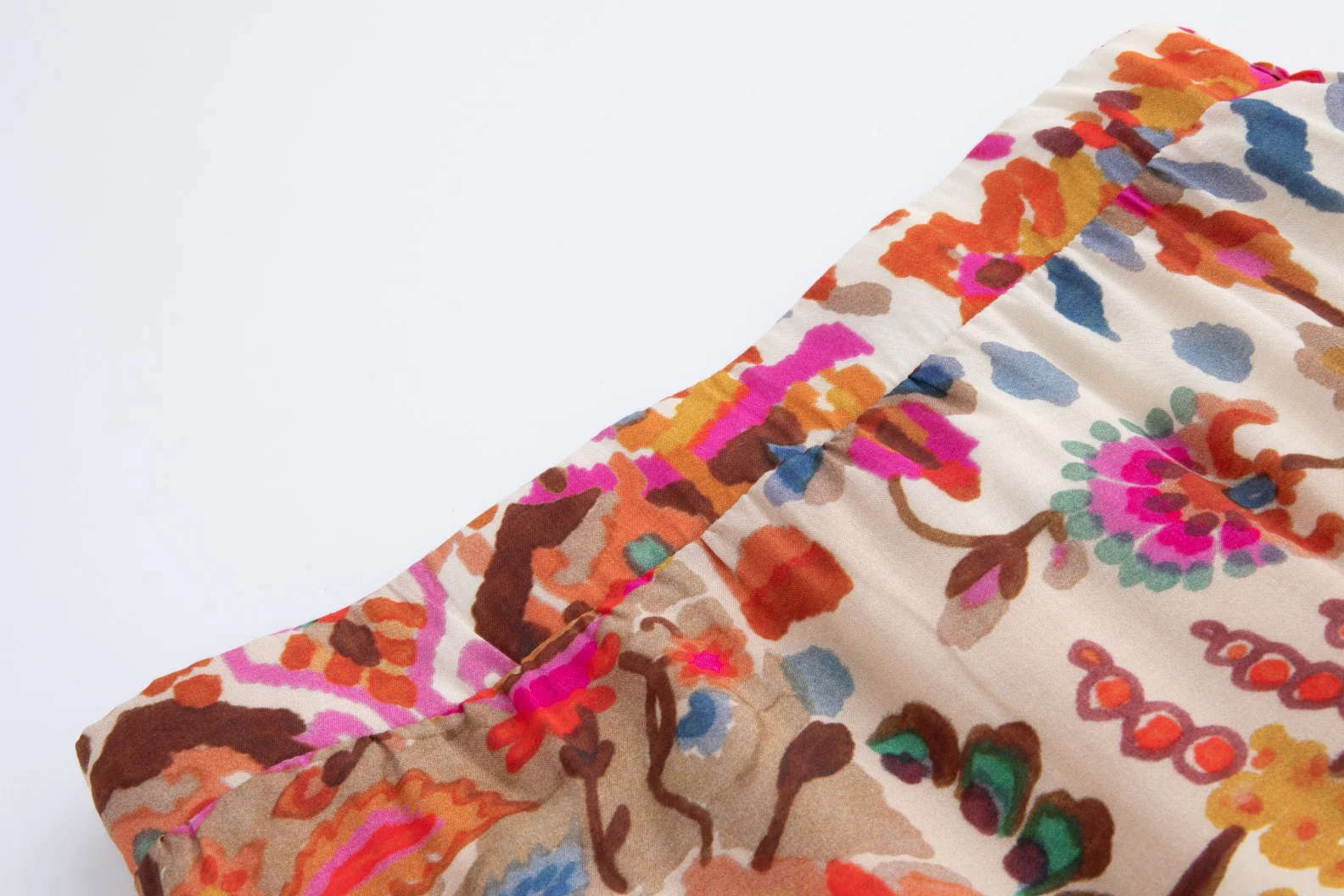 Multi Colored Crochet Lace Skirt - Image 4