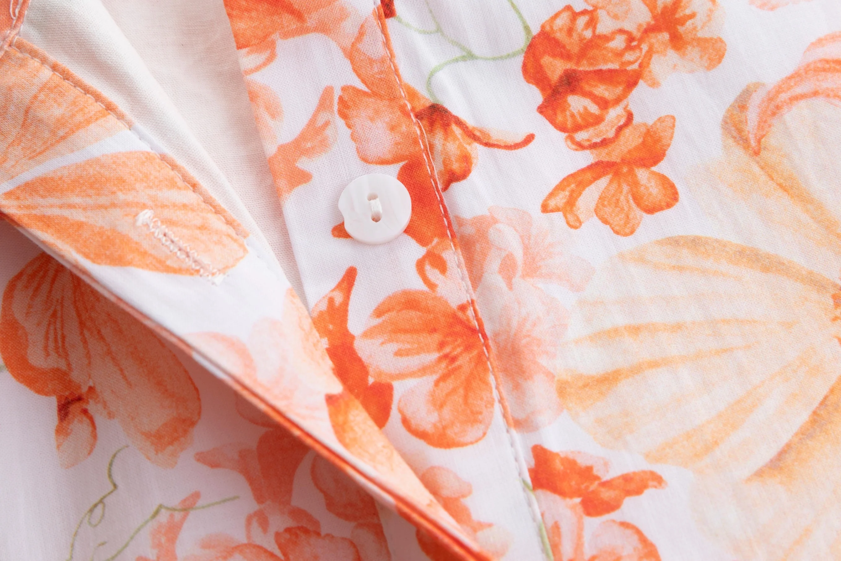 Orange Printed Dress - Image 5