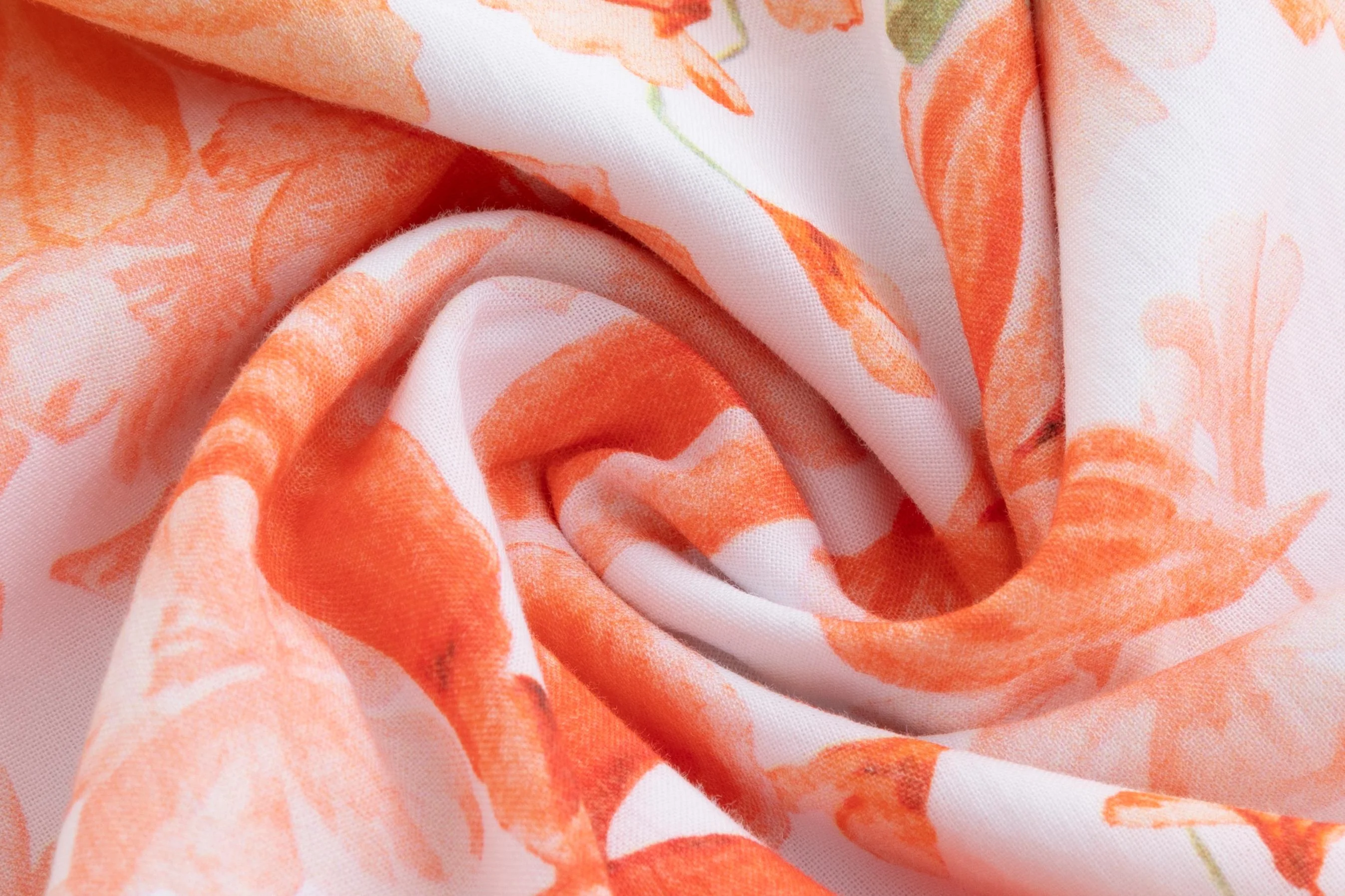Orange Printed Dress - Image 6