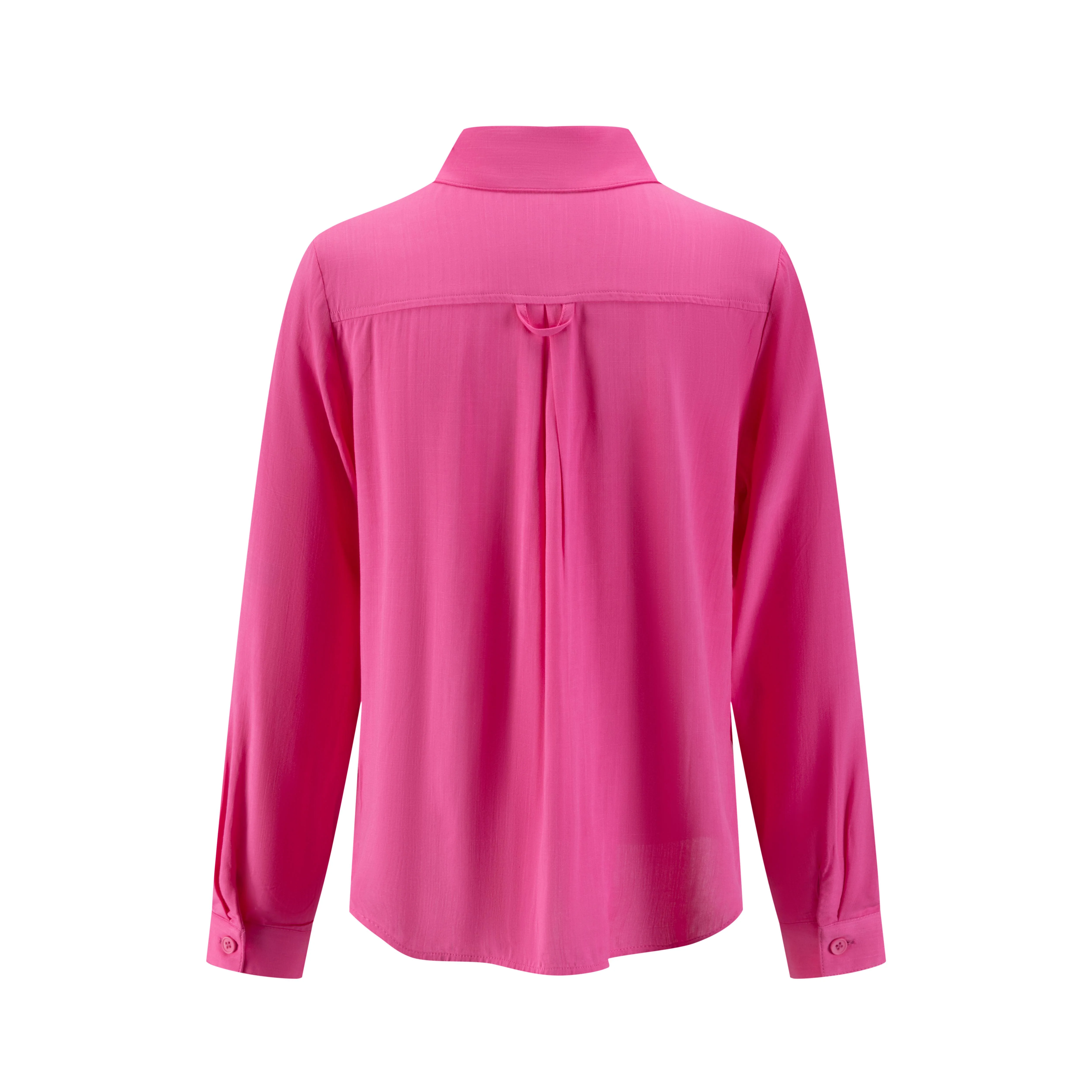 Pink Linen Blouse - Image 3