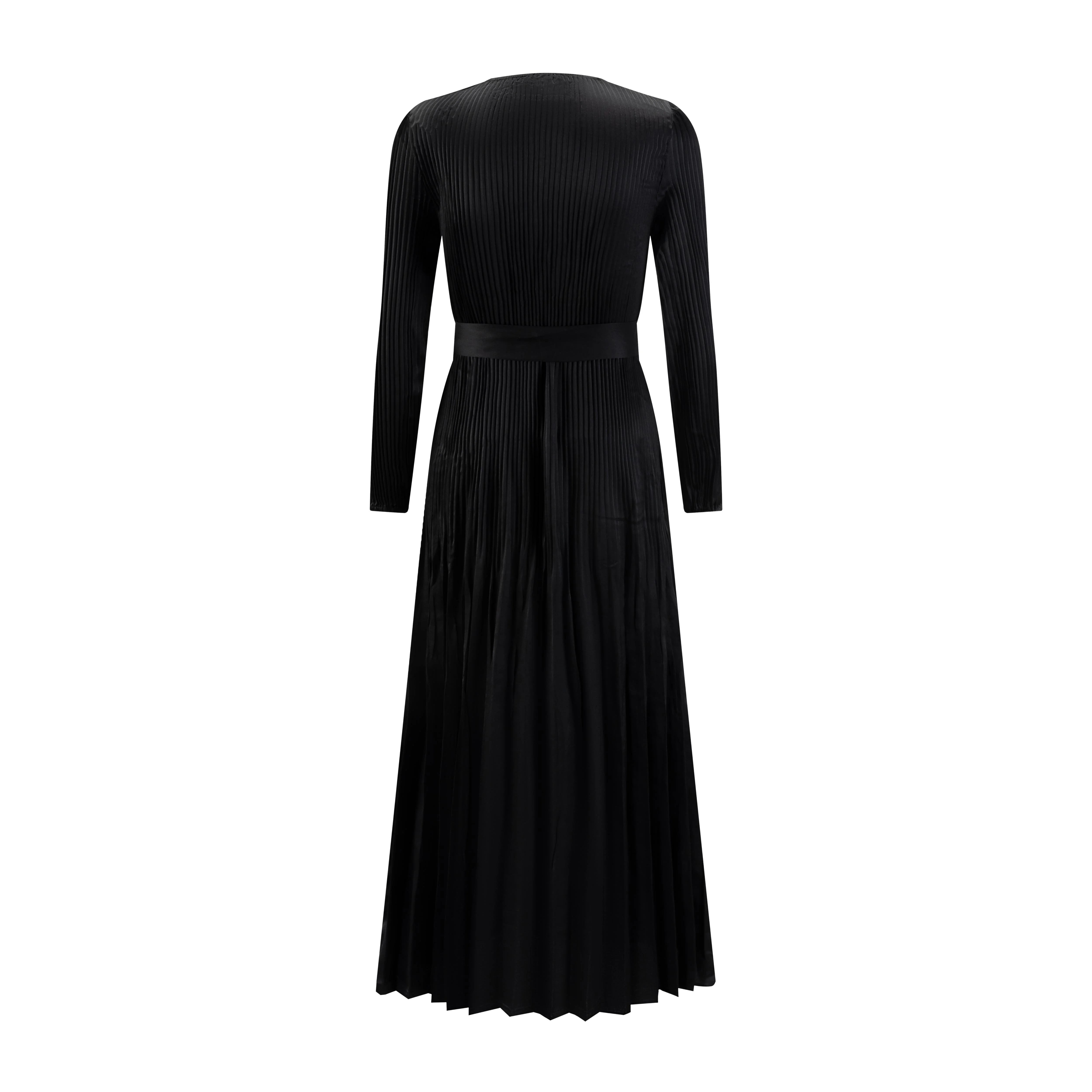 Black Pleated Dress - Image 3