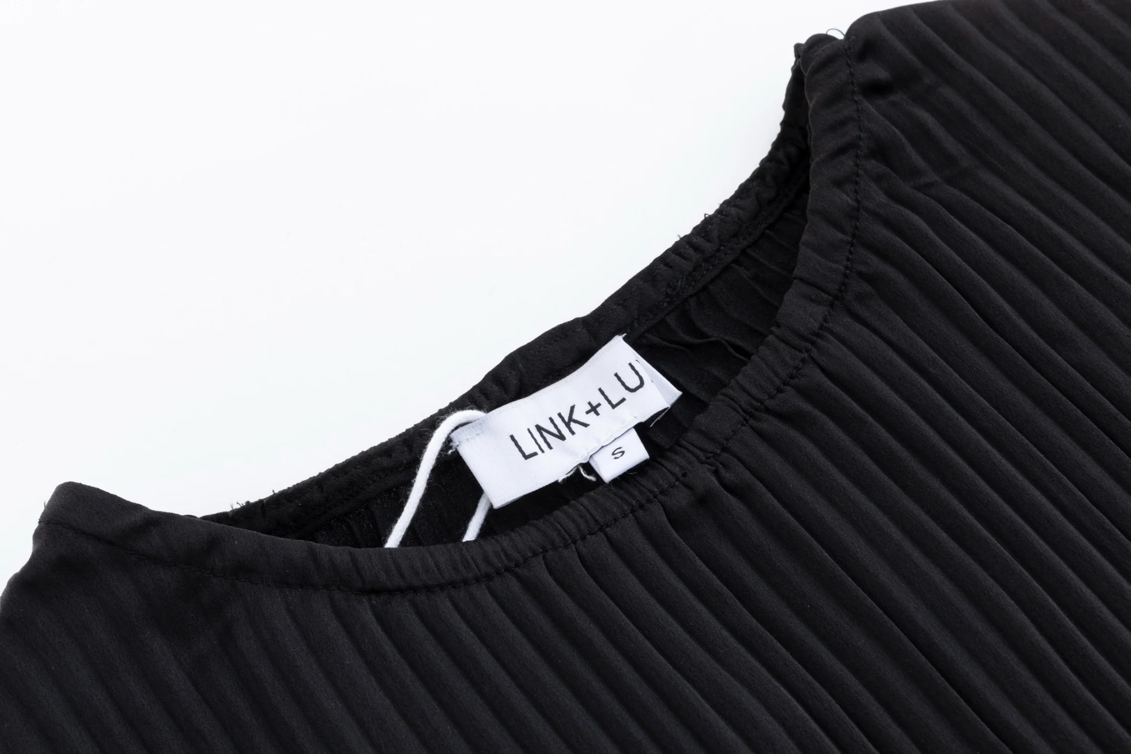 Black Pleated Dress - Image 4