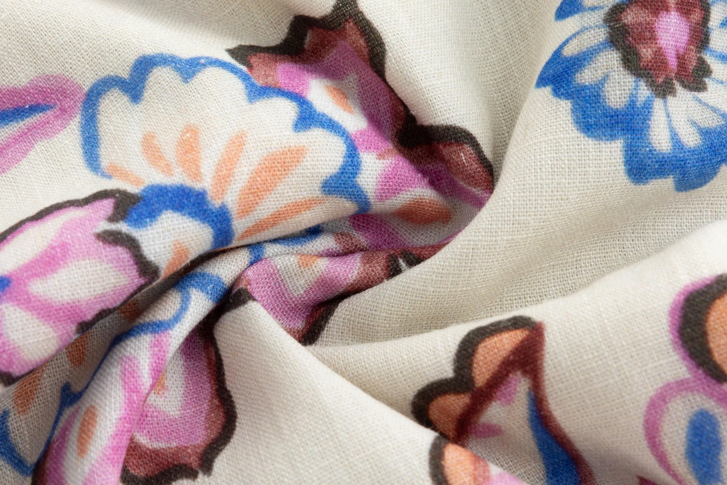 Floral Printed Linen Jumper - Image 3