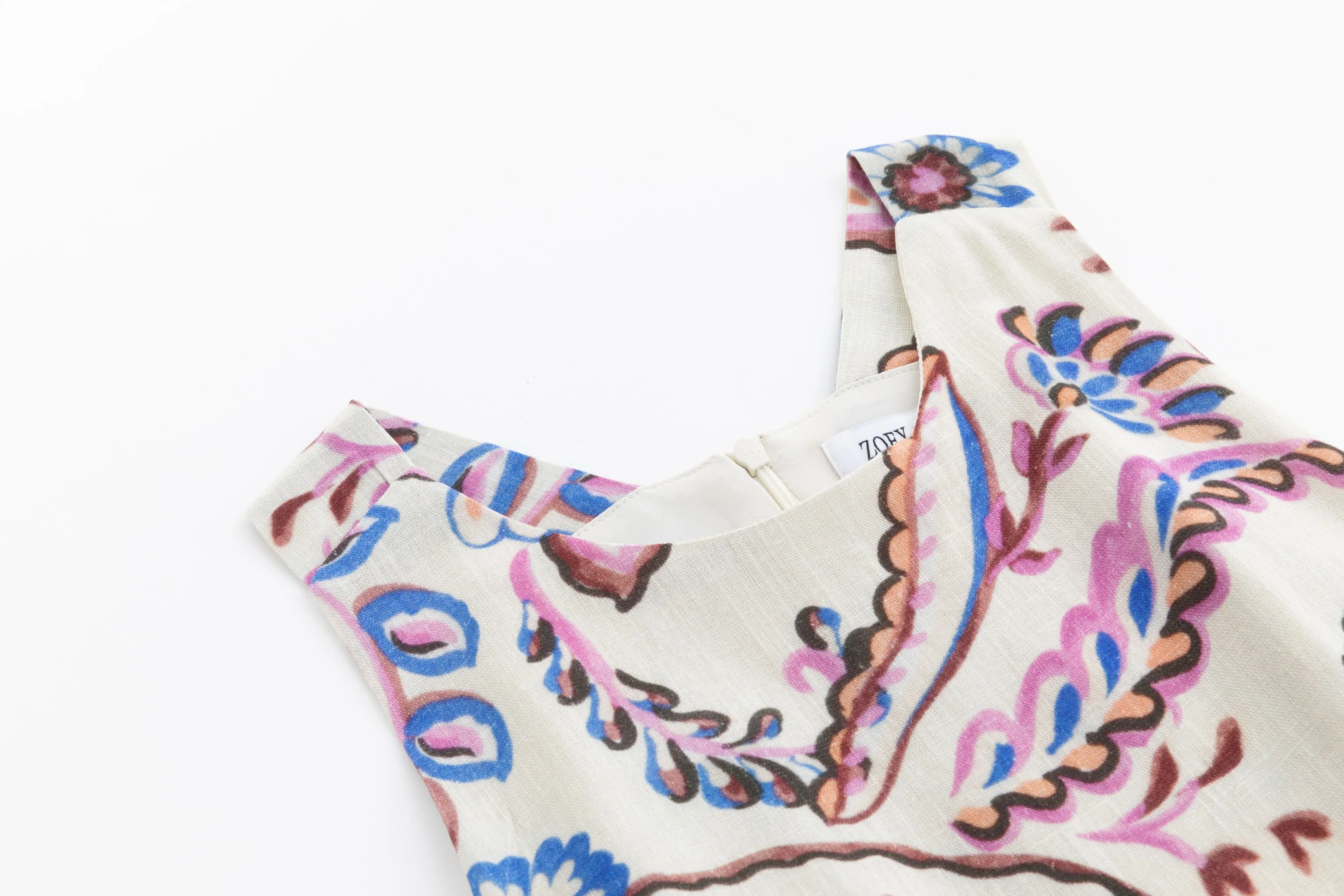 Floral Printed Linen Jumper - Image 4