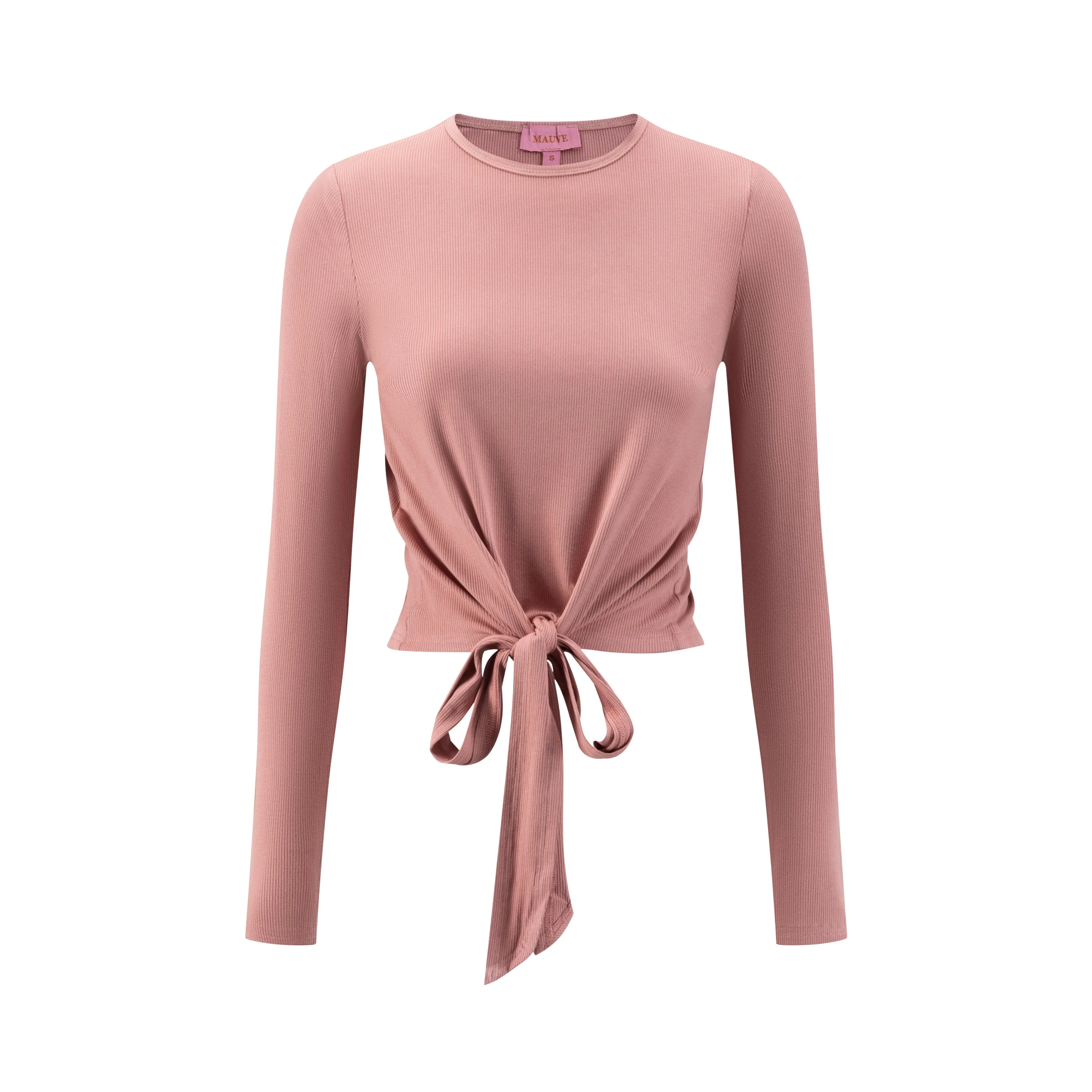 Pink Ribbed T-Shirt - Image 2