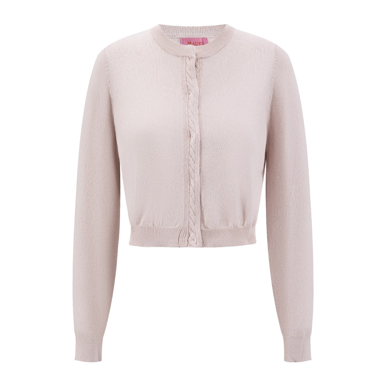 Light Pink Braided Cardigan - Image 2