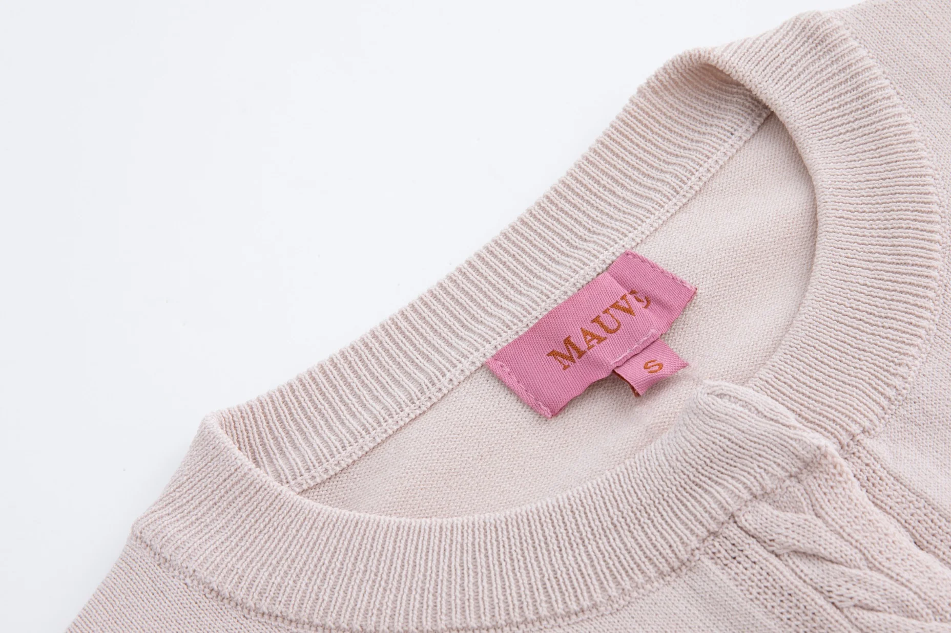 Light Pink Braided Cardigan - Image 4
