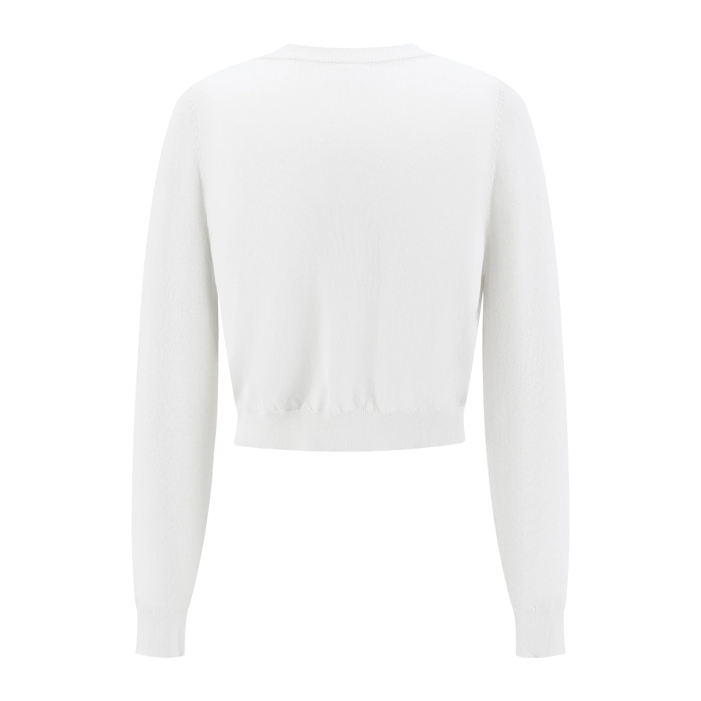 Ivory Braided Cardigan - Image 2